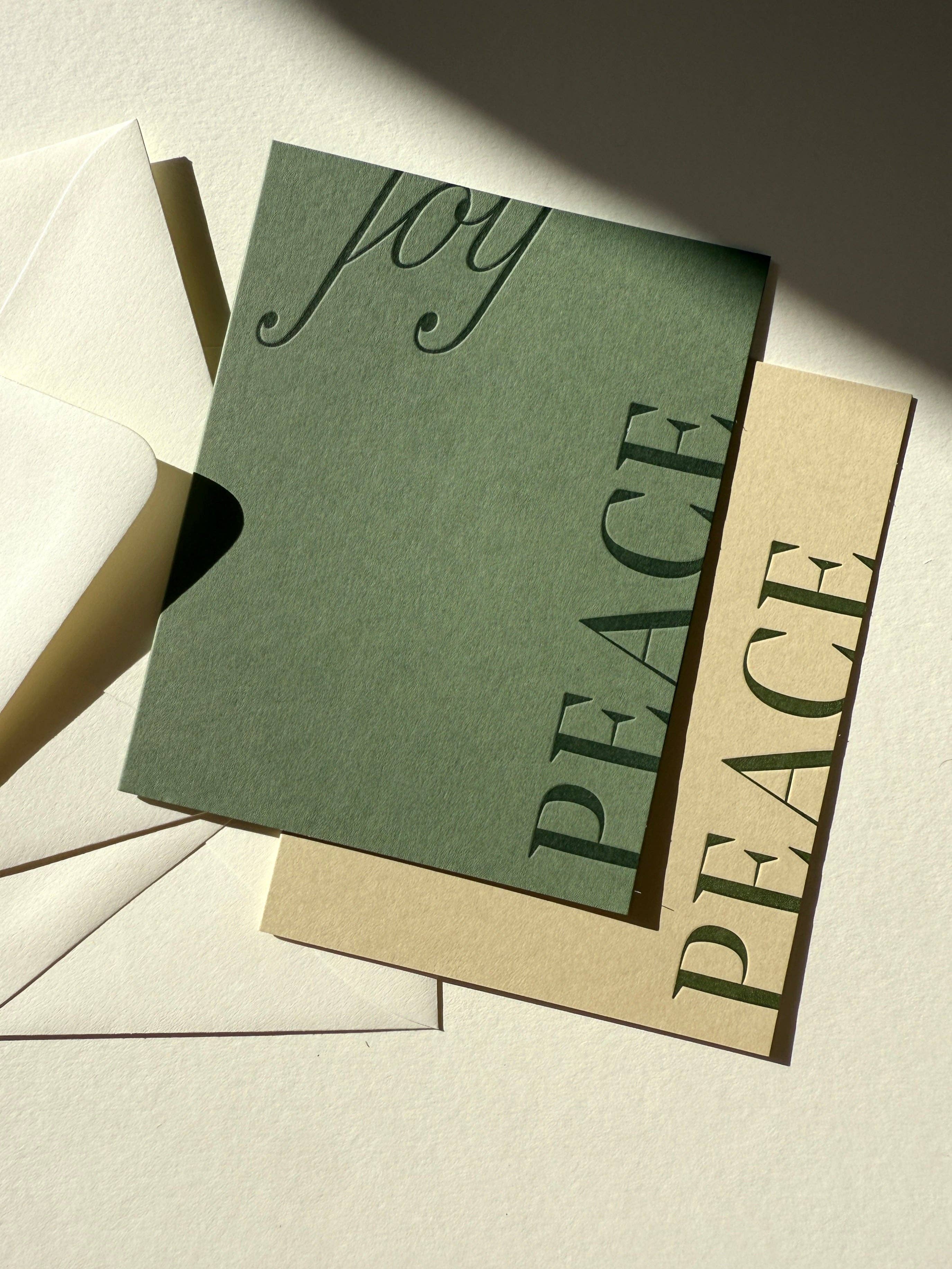 Jaymes Paper – wholesale Season’s Greetings card – Joy & Peace No. 434