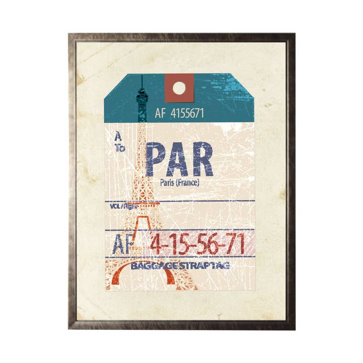 Paris Rejsebillet for engroshandel hos Antique Curiosities Inc