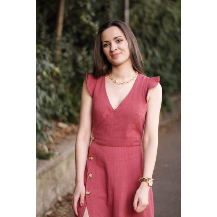 Cha' coud - Wholesale Craft Sewing Kit - Sewing pattern - Alix dress1