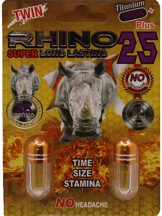 RHINO 25 Titan 500K für den Großhandel von Simply Alpha Supplements