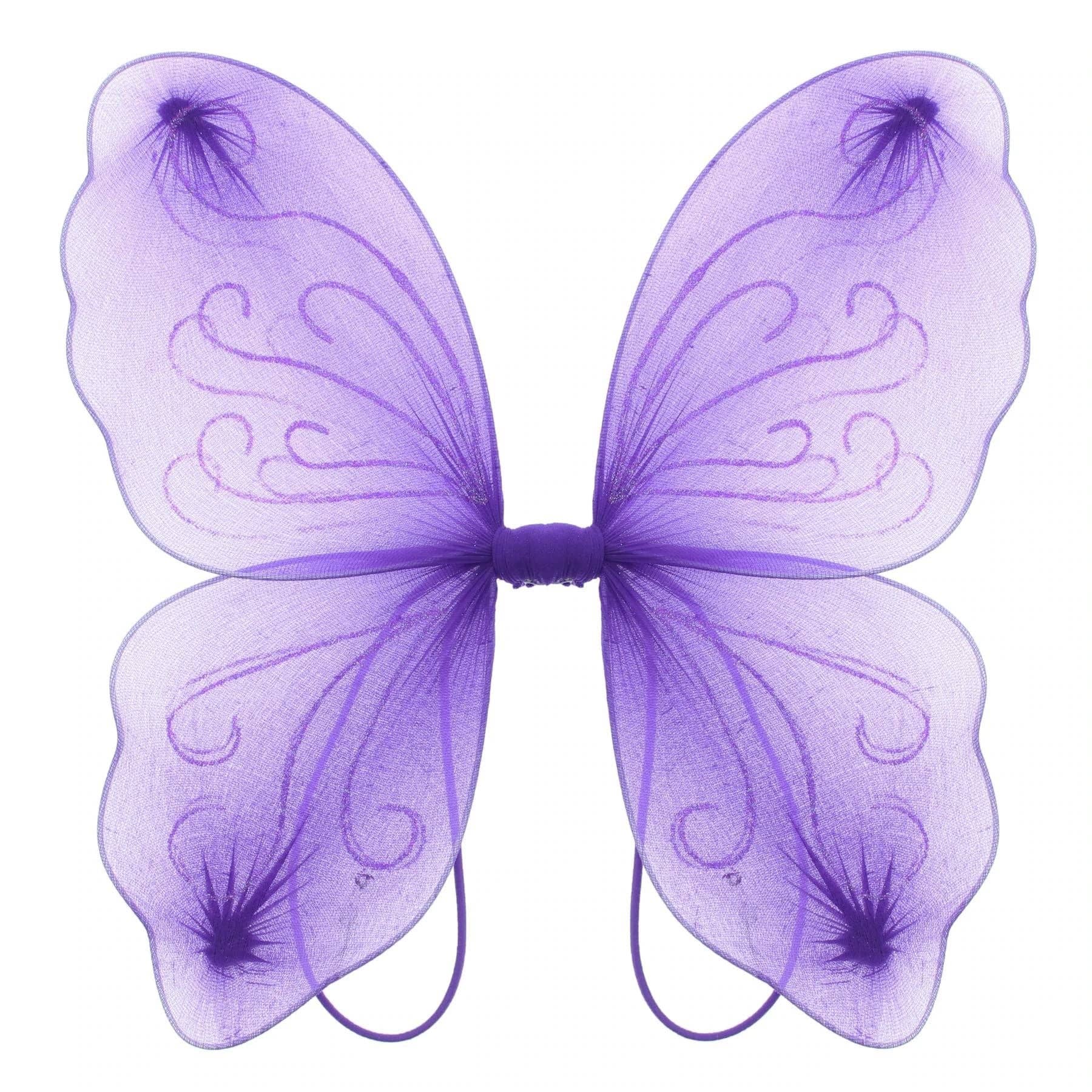 Topkids Accessories – wholesale Costume – Child – Angel Wings Fairy Butterfly Pixie Tinkerbell Fancy Dress Outfit Girls Dressing Up Costume Baby Toddler Kids Childs Small Tiny Mini Toy Fairywings Set Glitter9