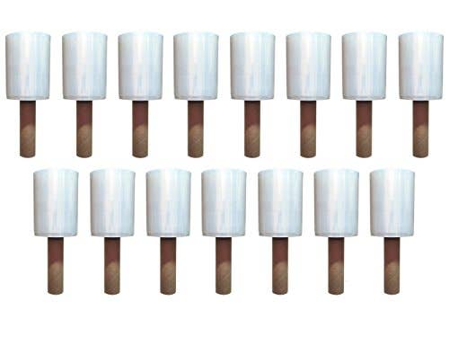 Tapix - Wholesale Craft Tool - Industrial Grade Stretch Film Hand Roll Stretch Wrap  5" X 1000 Feet Strong 80 Gauge with Extended Handle5