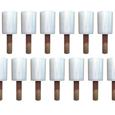Tapix - Wholesale Craft Tool - Industrial Grade Stretch Film Hand Roll Stretch Wrap 5" X 1000 Feet Strong 80 Gauge with Extended Handle5