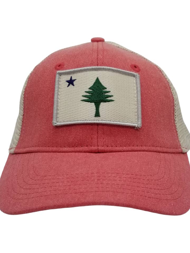Maine Flag Trucker Hat | Multiple Color Options for wholesale by Rogue Life Maine