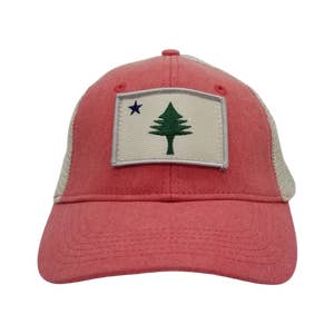 Original Maine Flag Trucker Hat — Original Maine - hats, shirts, stickers  and more featuring the original 1901 Maine flag