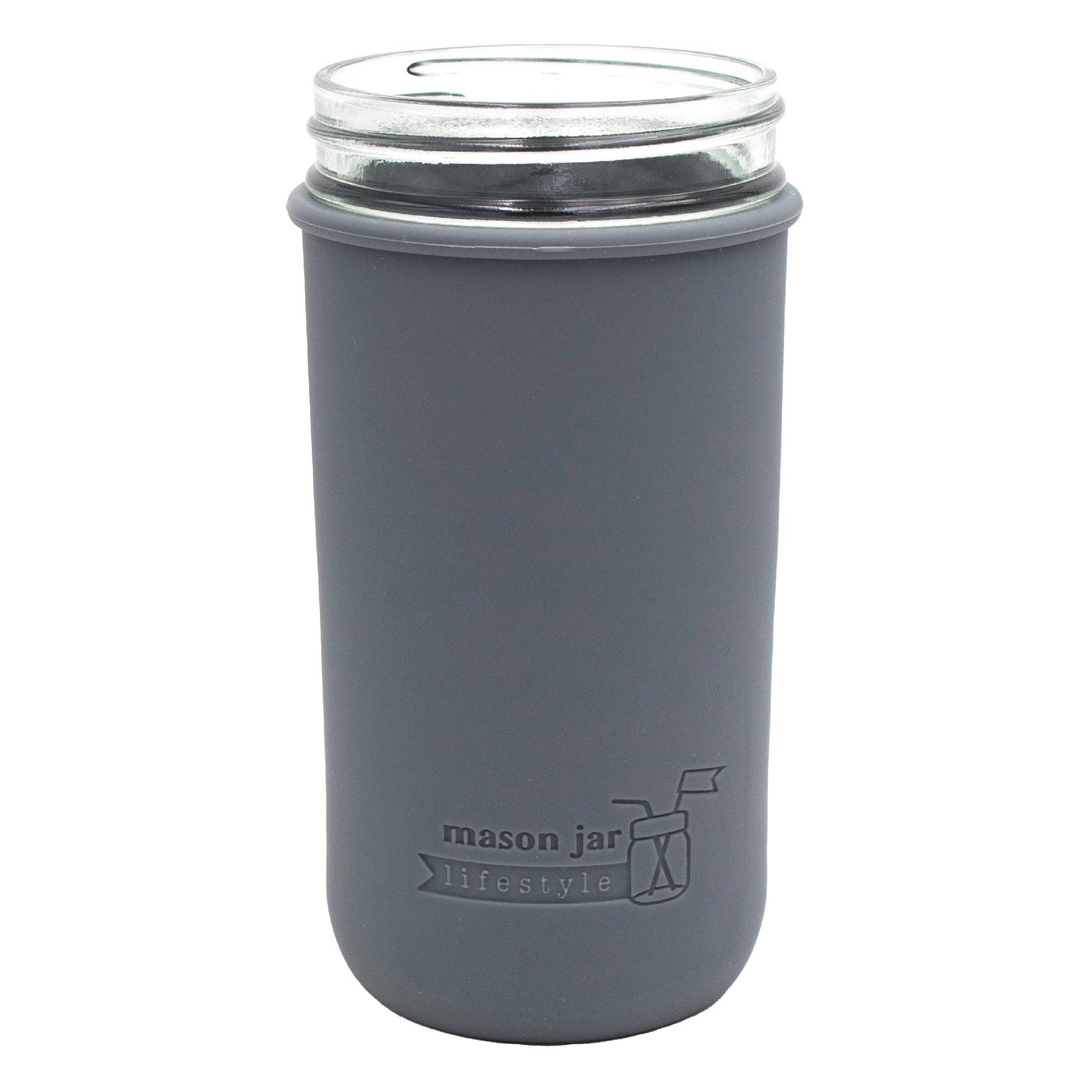 Mason Jar Lifestyle - Wholesale Drink Huggers & Koozies - Silicone Sleeve for Pint & a Half 24oz Ball Mason Jars1