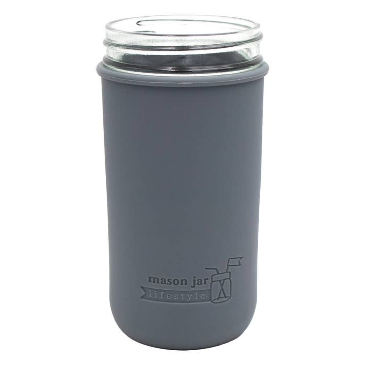 Mason Jar Lifestyle - Wholesale Drink Huggers & Koozies - Silicone Sleeve for Pint & a Half 24oz Ball Mason Jars1