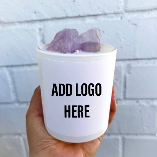 OULA CRYSTAL CO - Wholesale Jar/filled candle - Private Label Crystal Candle Custom Crystal Infused Candle