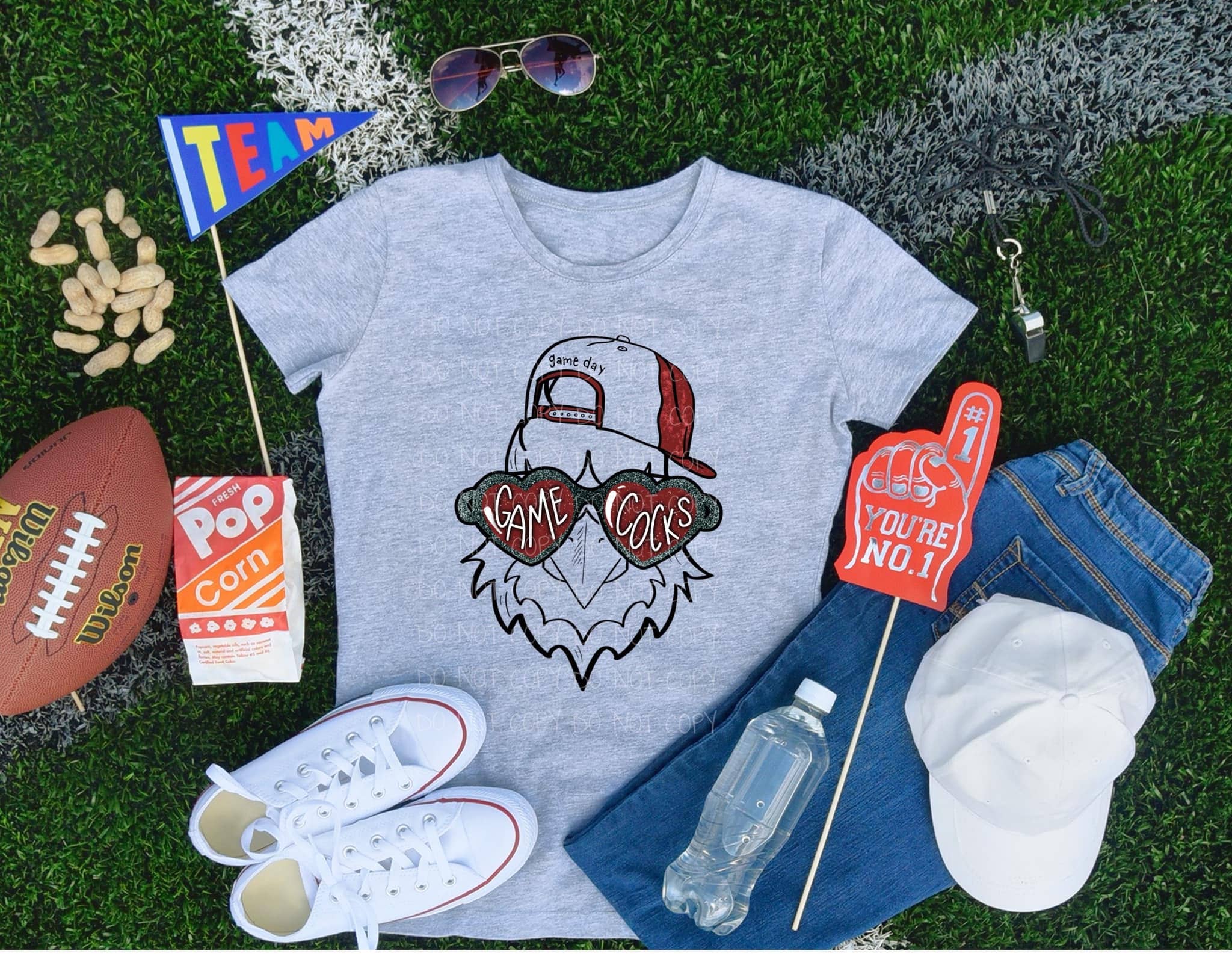 PLT Wholesale - Wholesale Sublimation Transfer - SC Gamecocks Mascot Transfer Sheet