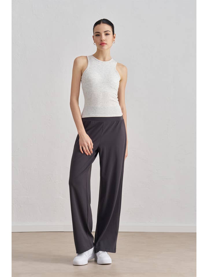 91thelabel - Wholesale Athletic Top - Women's - Madeline Ribbed Racer Back Active Top