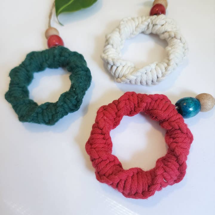 Handmade By Uruba - Vendita all'ingrosso Decorazione - Ciondolo per albero di Natale | Decorazioni natalizie Boho | Ornamenti per alberi3