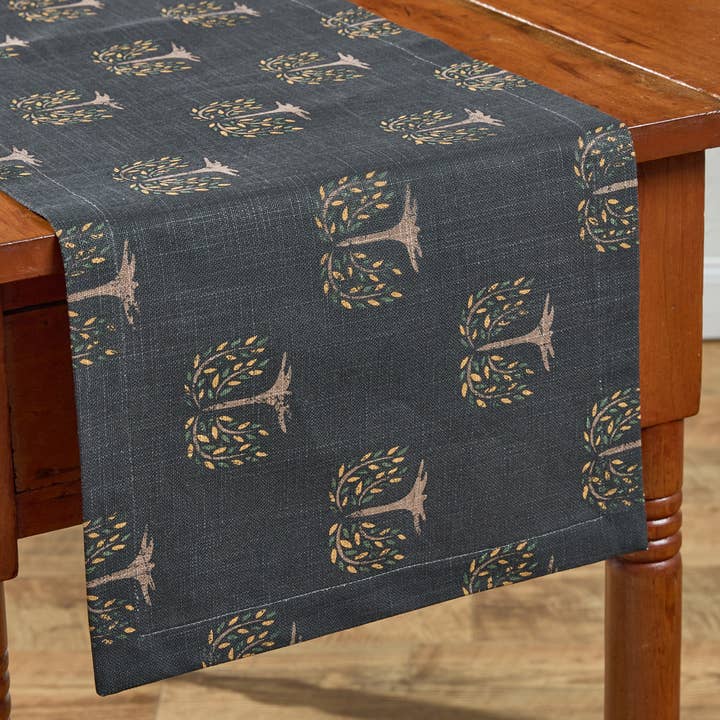 Willow Trees Print Bordslöpare 36"L för wholesale av Park Designs