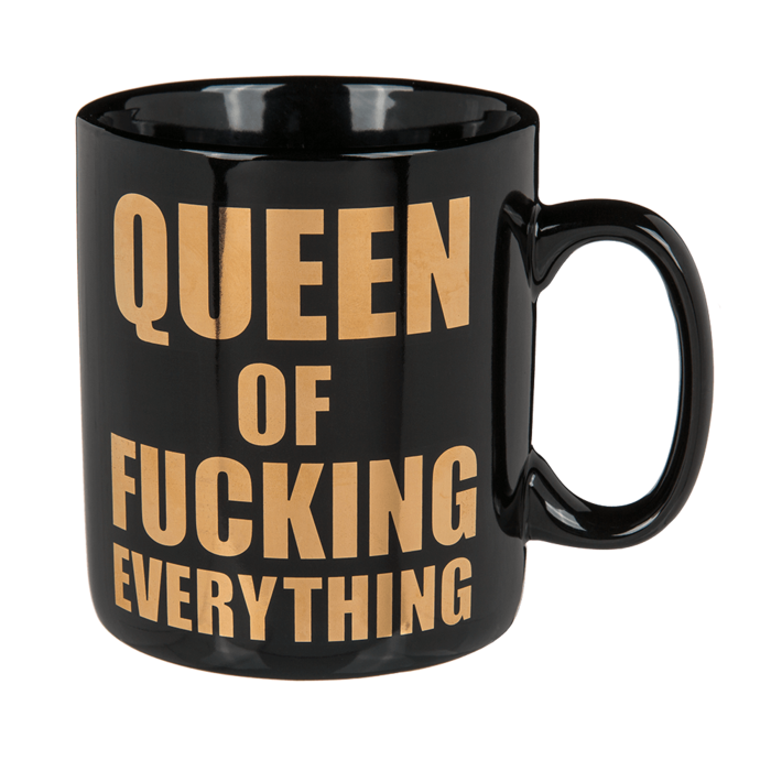 Out of the blue KG - Wholesale Coffee Mug - Mug, Queen of fucking everything,1