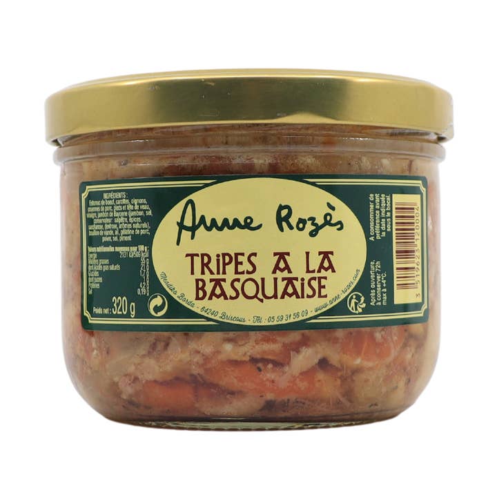 Anne Rozès - Wholesale Preserves - Tripes Basquaises 320g0