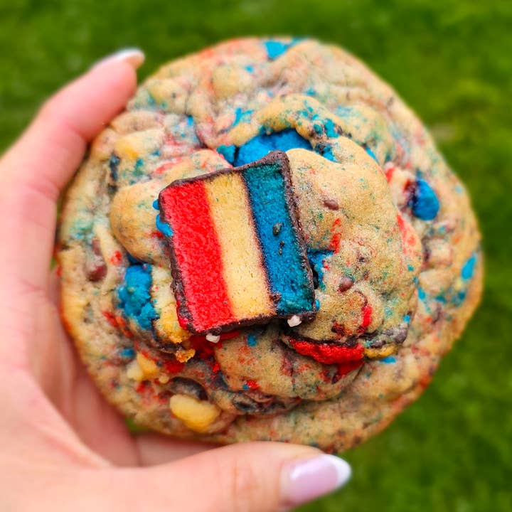 My Big Fat Cookie - Wholesale Cookie - Rainbow Remix Patriotic