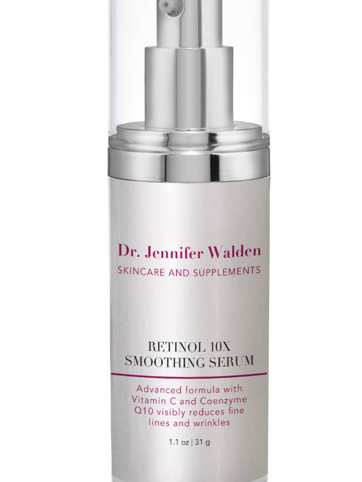 RETINOL 10x SMOOTHING SERUM for wholesale by Dr. Jennifer Walden Skincare & Supplements