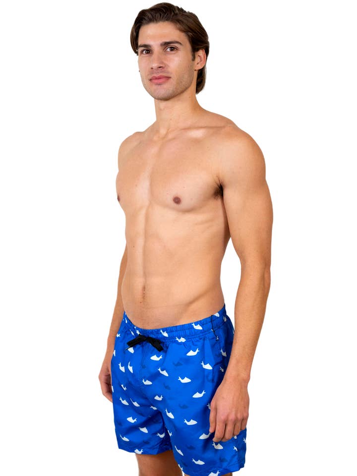 Men's Printed Swim Shorts SS-1023 for wholesale by Urban Fitz