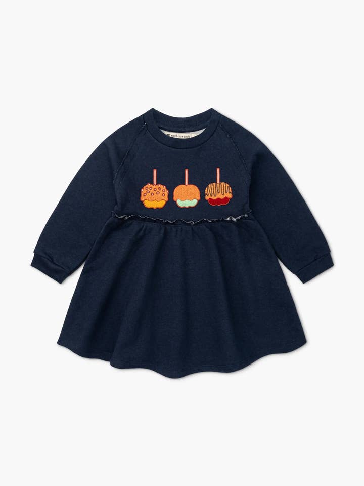 Sweatshirt Dress_Candy Apples por atacado de Monica + Andy