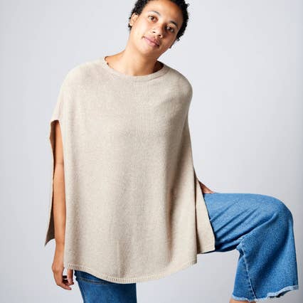 Margolis Pineo Italia - Wholesale Poncho - Women's - PORTOFINO 'SWING' PONCHO - RESTOCKED and RELAXED 20