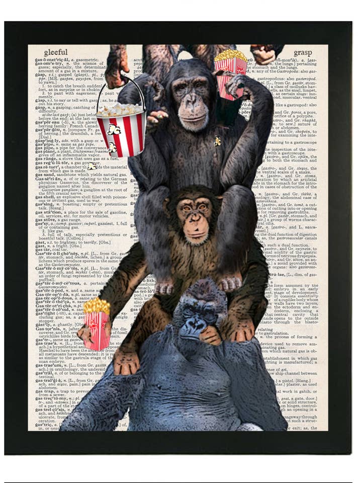 LOT DE 3 ŒUVRES D'ART MURAL LIÉES BLOCKBUSTER NIGHT pour la vente par ARTNWORDZ LLC