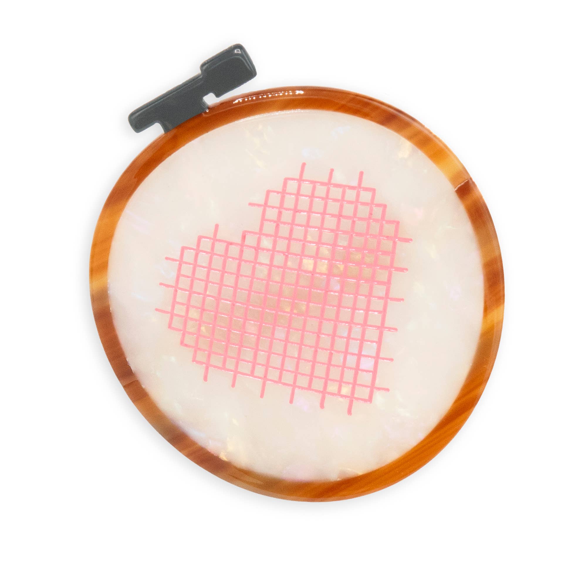 Sarah Hearts - Vendita all'ingrosso Fermaglio per capelli - Donna - Fermaglio per capelli con cerchietto da ricamo a punto croce3