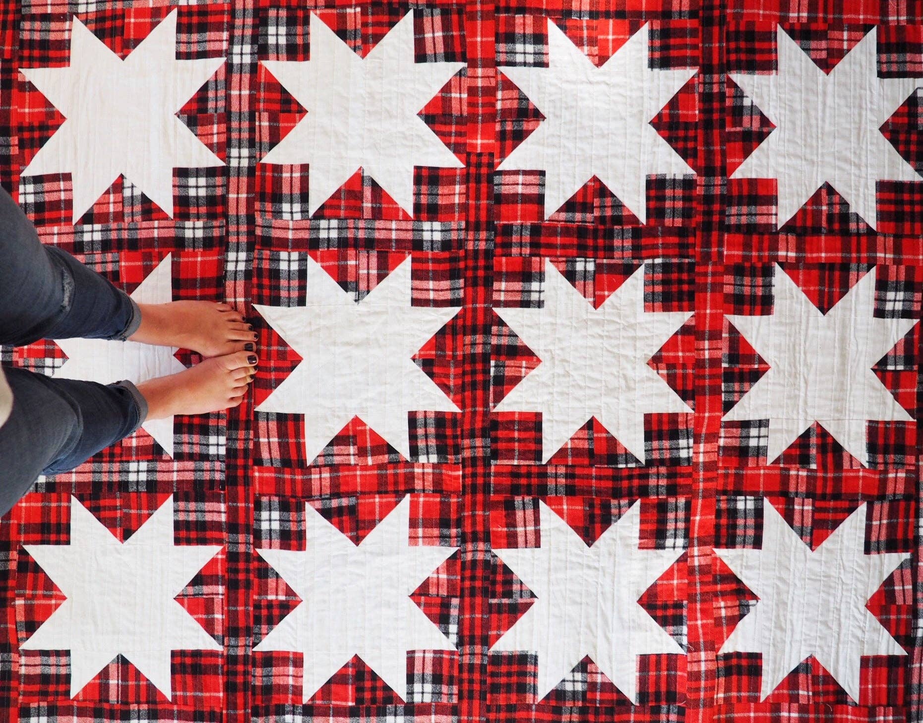 Then Came June - Vente Kits de couture - Motif de couette Inside Out Star, imprimé4