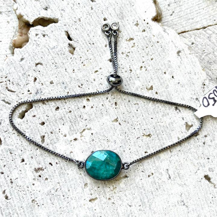 VB&CO Designs Handmade Jewelry - Vente Bracelet de perles - Bracelet coulissant en pierre naturelle, bijoux de boutique semi-précieux1