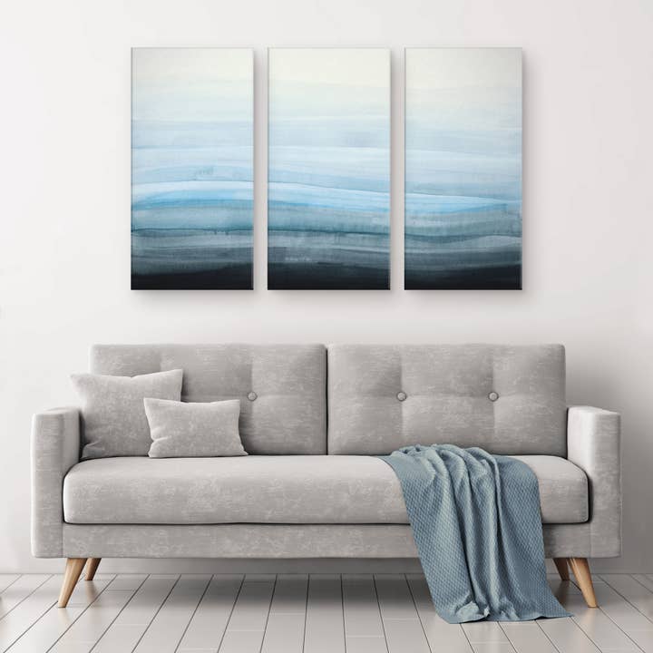 Ready2hangart, Inc. - Wholesale Gallery Wall Set - Ready2HangArt 'Coastal Mist' Norman Wyatt Jr. Canvas Art Set1