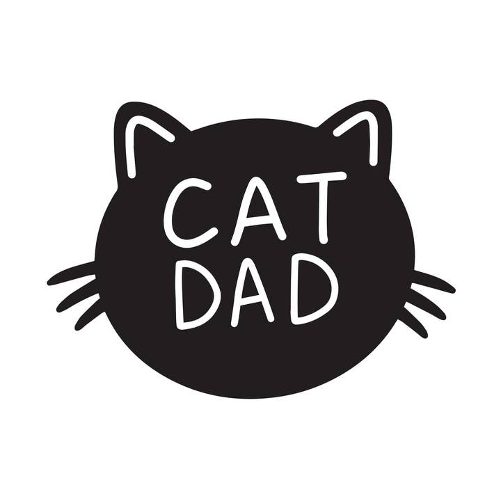 Cat Dad Vinyl klistermærke for engroshandel hos Mouthy Broad