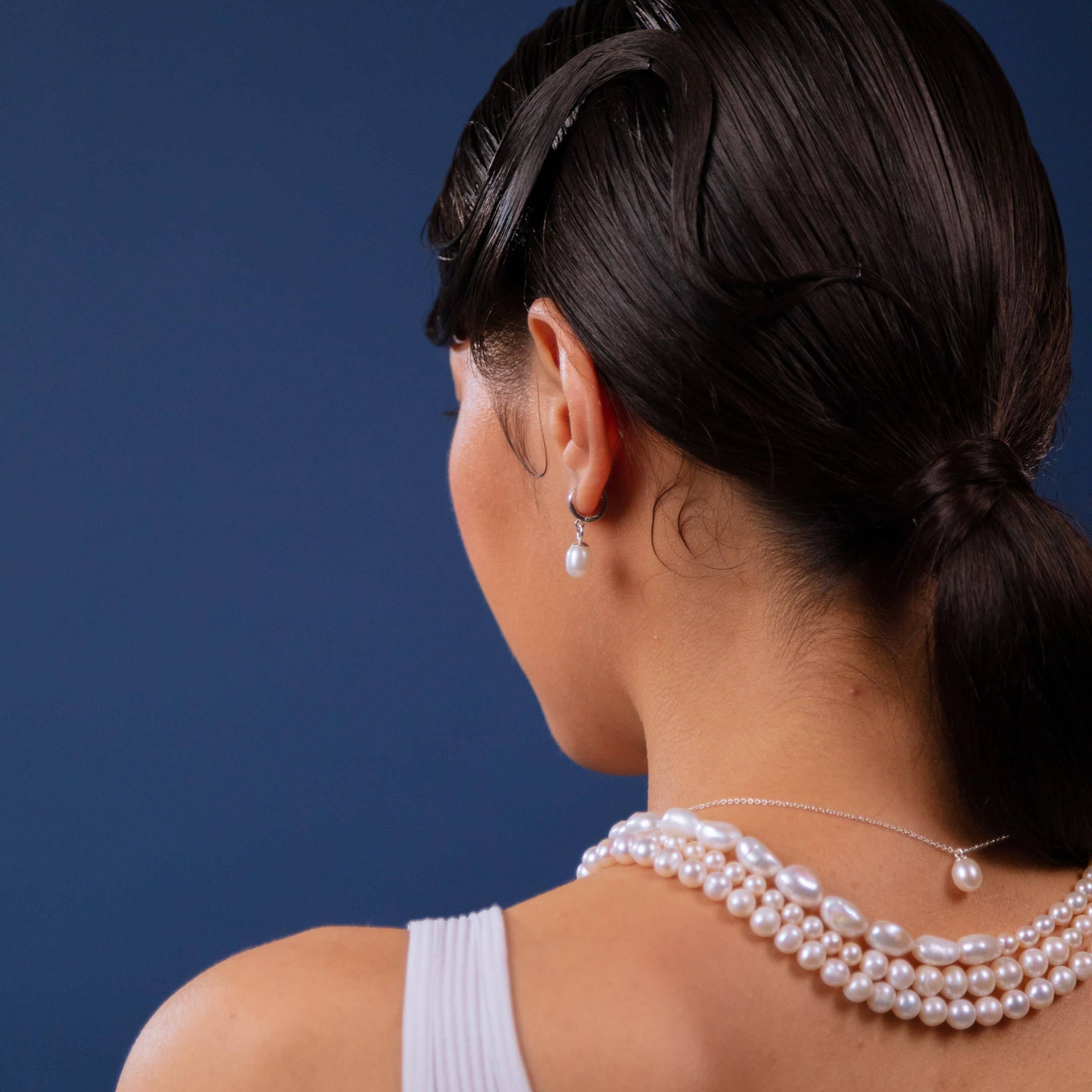 iBijoux - Venta al por mayor Collares con colgantes/abalorios - Collar de perlas de agua dulce auténticas (1N01a)8