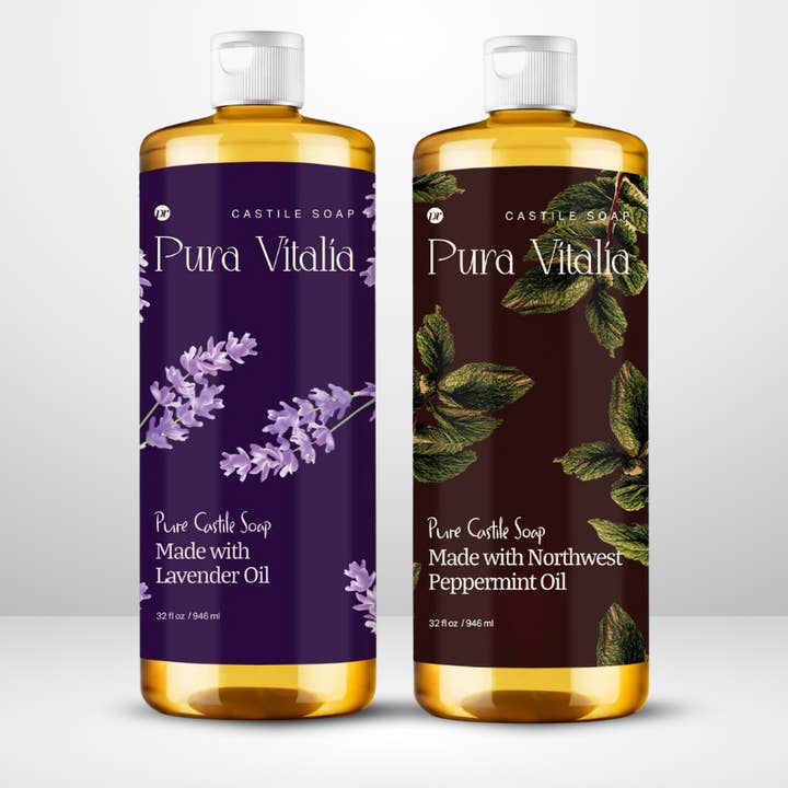 Lavanda & Hortelã-pimenta Conjunto de 32 Oz por atacado de Pura Vitalia