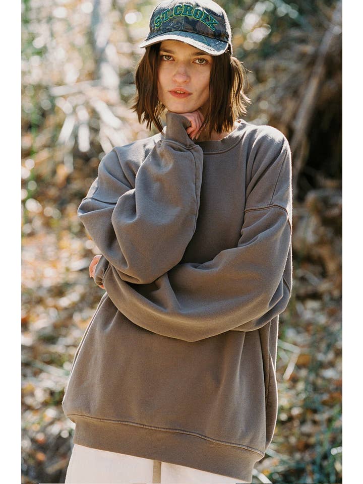 LA RELAXED - Venta al por mayor Sudadera - Mujer - Sudadera de forro polar vintage