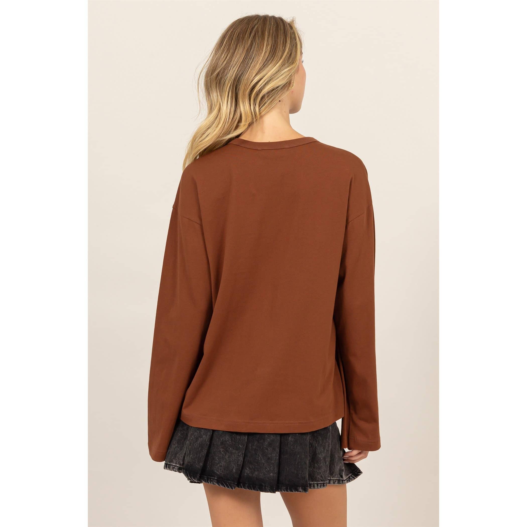 HYFVE – wholesale T-shirt (utan tryck) – Dam – Långärmad T-shirt med rund hals14