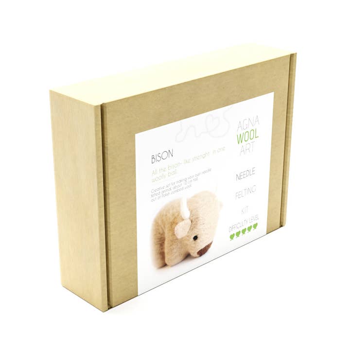 Benzie Design - Wholesale DIY Craft Kit - Bison, Needle Felting Kit10