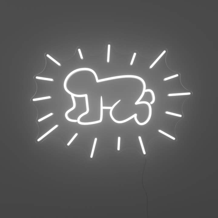 Radiant Baby, YP x Keith Haring, LED neon sign for wholesale by Yellowpop