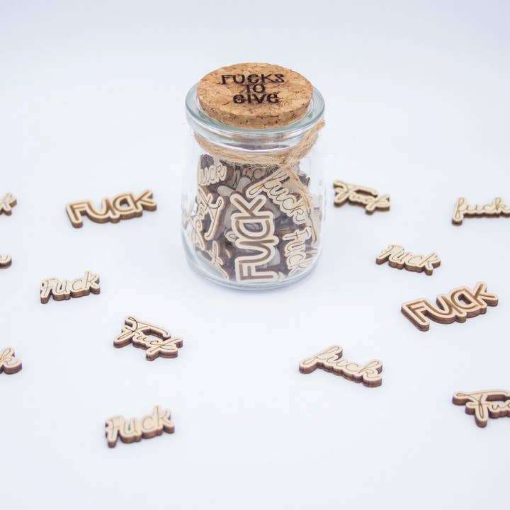 LNZ Custom Design - Wholesale Gag gift/novelty gift - Jar of F*cks to Give2