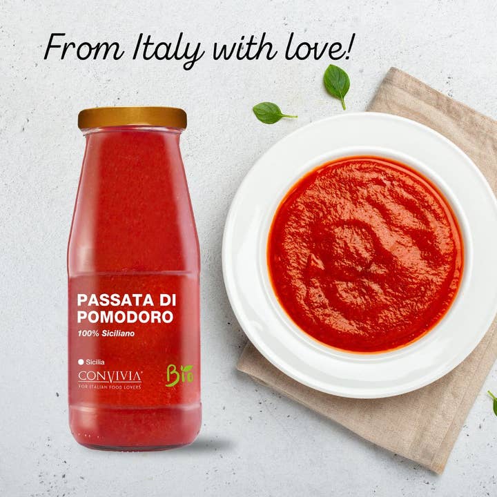 CONVIVIA for italian food lovers – wholesale Pastasås – Ekologisk tomatpuré 420g