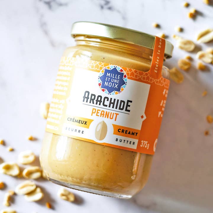 Beurre d’arachide crémeux for wholesale by Mille et Une Noix / 1001 Nuts