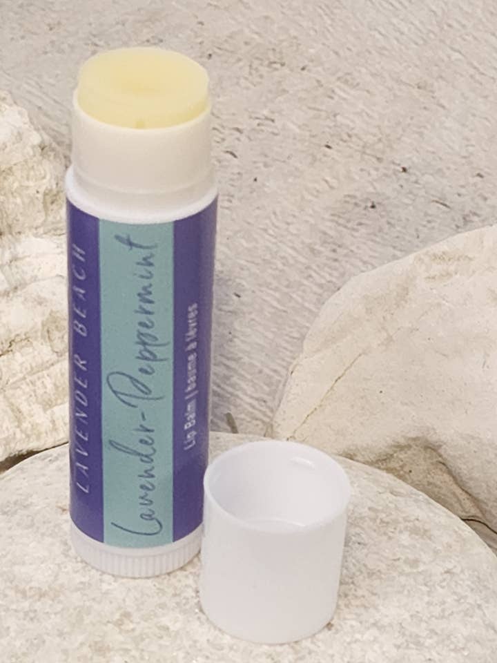 Lavender-Peppermint Lip Balm for wholesale by Lavender Beach