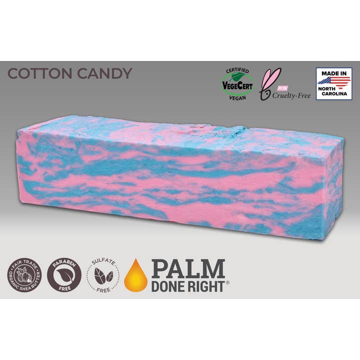 Adams Handmade Soap - Wholesale Bar Soap - Cotton Candy Soap1