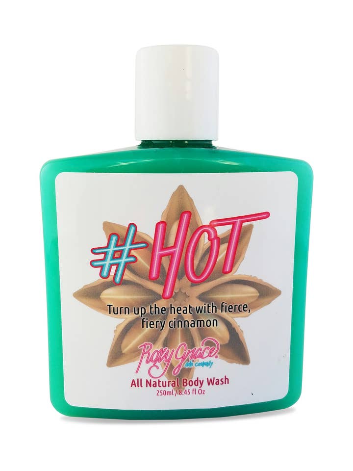 8.45oz Hot Body Wash for wholesale by Roxy Grace