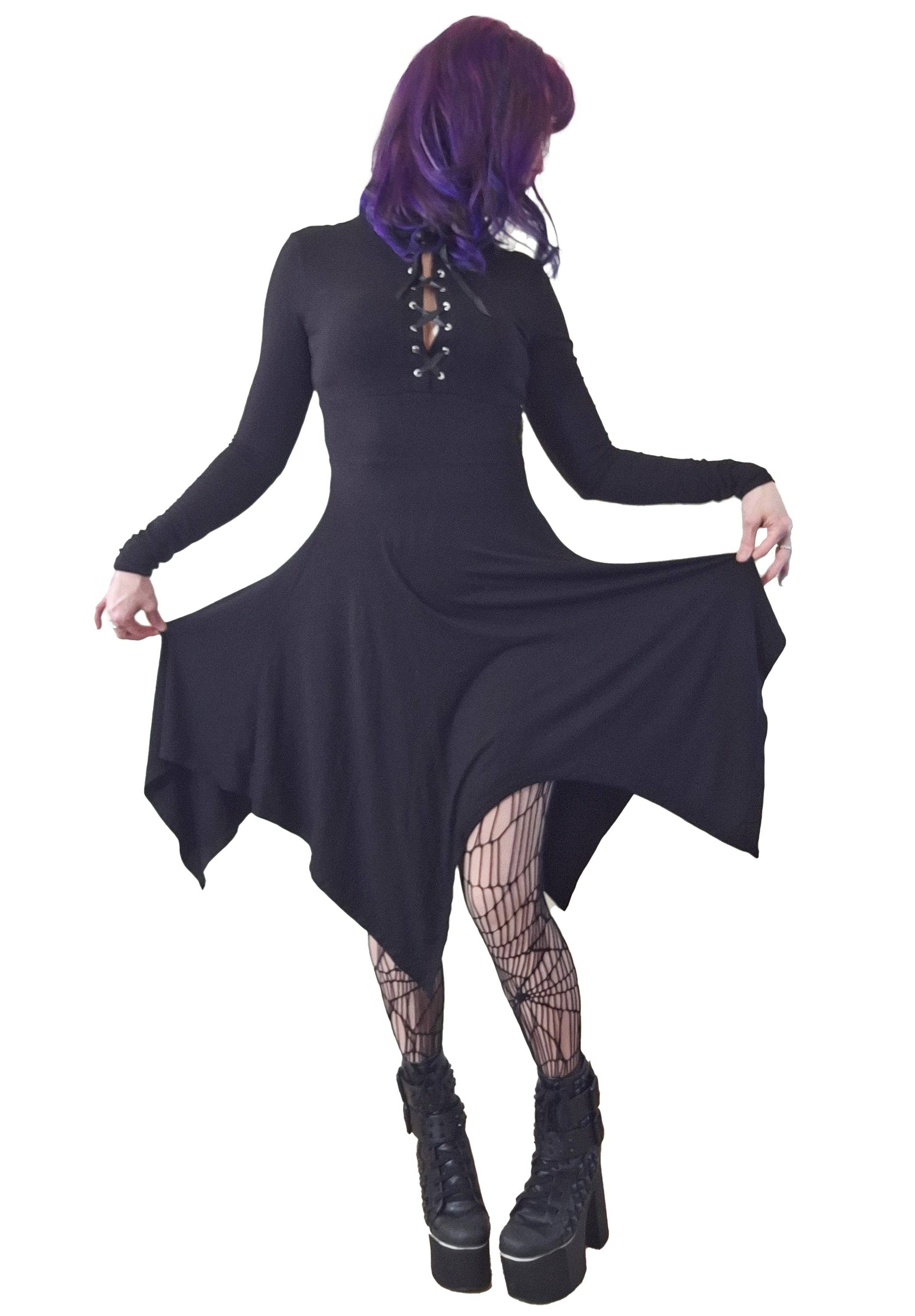 Necessary Evil (Kate's Clothing Ltd T/As) - Wholesale Dress - Women's - Necessary Evil Kali Long Sleeve Midi Handkerchief Dress1