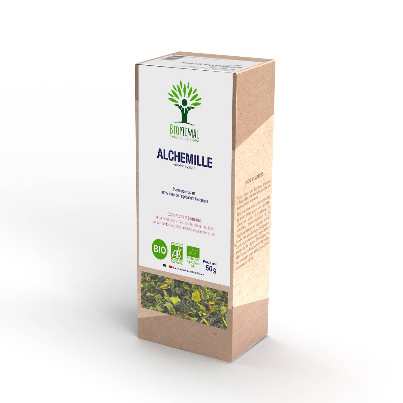 Bioptimal - Wholesale Health/Detox Tea - Alchemilla Plant for organic herbal tea 50g0