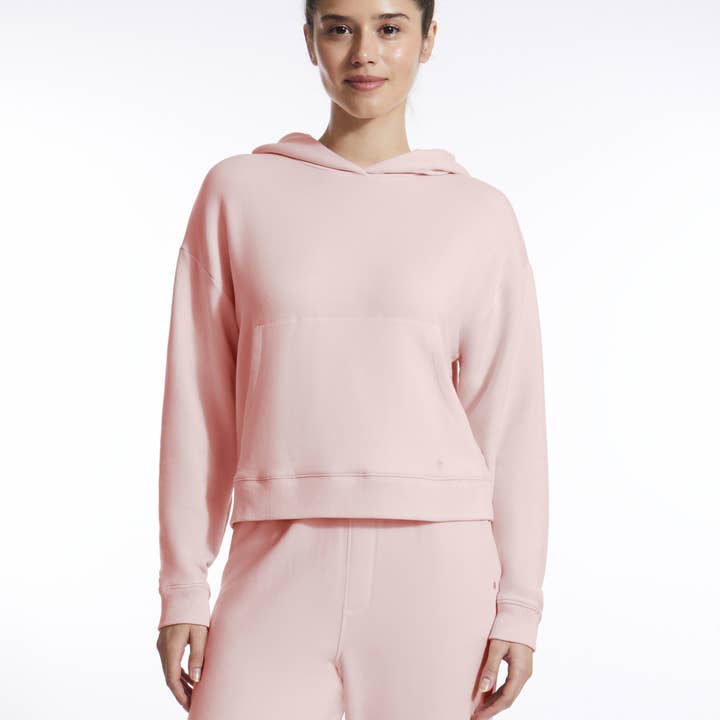 Crop pullover met lange mouwen en fleecetrui voor wholesale door Yoga Works