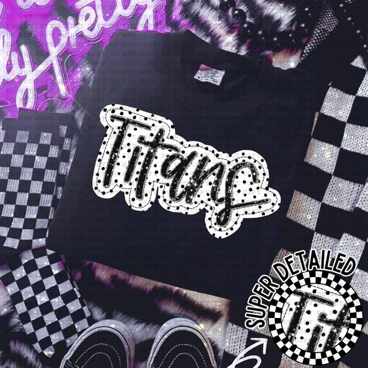 Simple Tymes – Engroshandel Sublimationstryk – Dotted Applique Teams DTF-print67