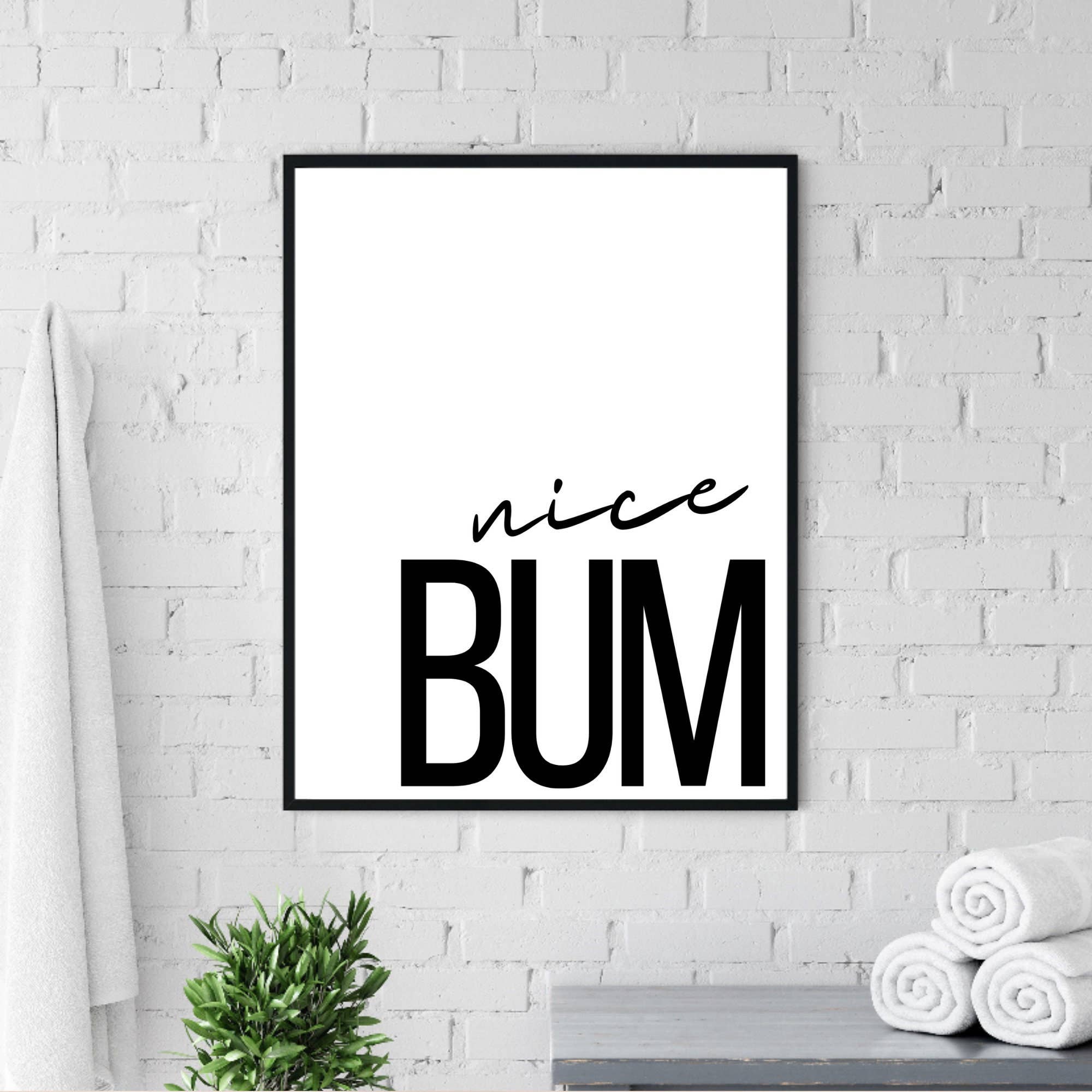 PRINTD image - Wholesale Art Print - Funny Bathroom Print, Fun Quote Prints, Wall Prints0