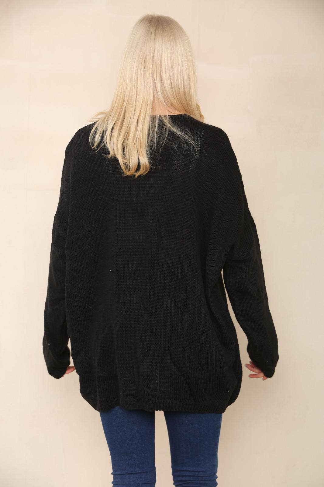 Miss Bold - Wholesale Tunic Sweater - Women's - Italian Oversized Floral Print Knitted Jumper Top5