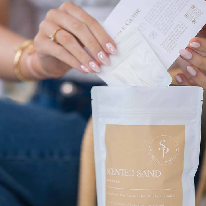 Scented Purpose - Wholesale Pillar candle - Scented & Unscented Sand Collection1