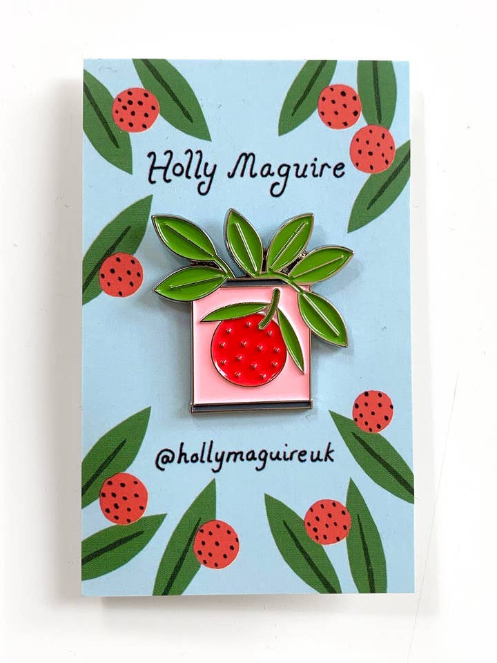 växt i förpackning emalj stift för wholesale av Holly Maguire