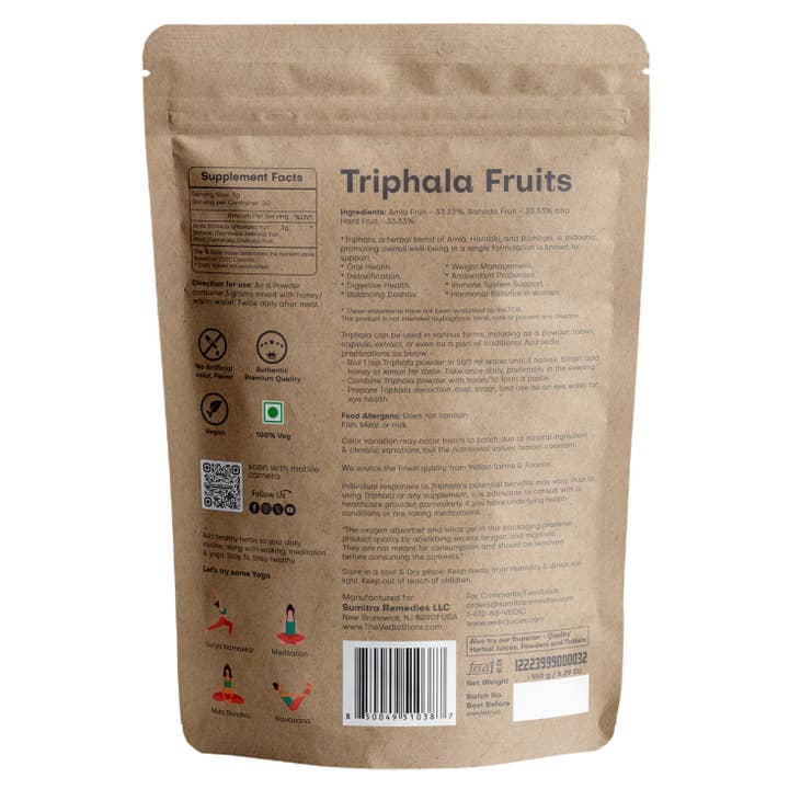 Vedic Juices - Wholesale Protein/Superfood Powder - Vedic Herbs Triphala Fruits1